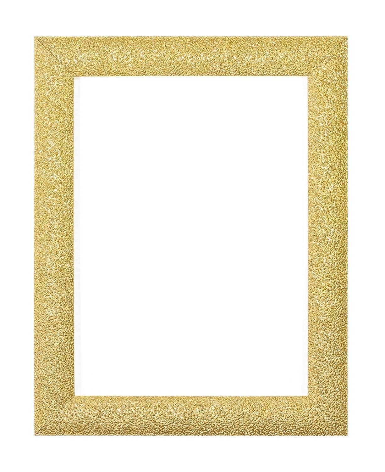 Gold Colour Stardust Photo Frame | Picture Frame | Poster Frame Ready to hang or stand with MDF backing board - Size (29.7x42cm) (16.05"x11.75") A3