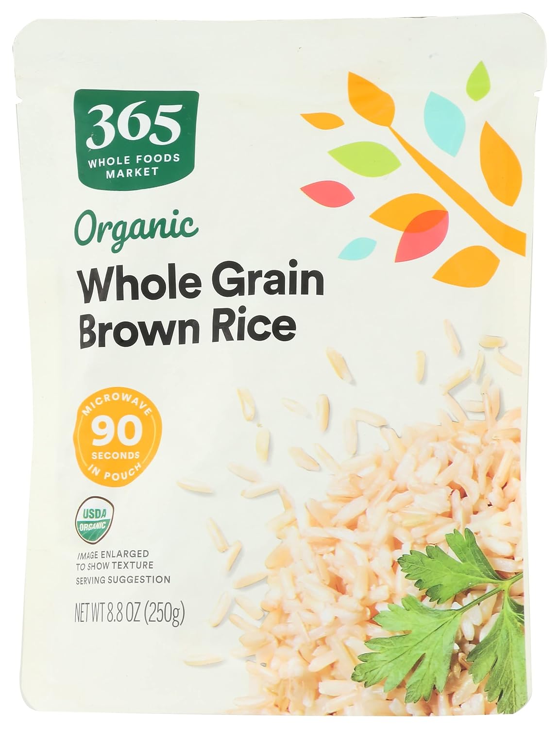 Amazon.com : 365 By Whole Foods Market, Rice Brown Whole Grain 90 ...
