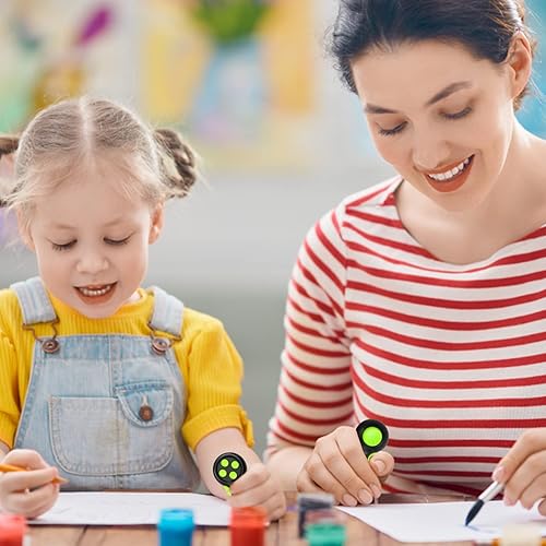 Miniatura 126 de WTYCD El Fidget Retro original: Juego de control clásico de goma Fidget Focus Toy con funciones de 8 vueltas y cordón - perfecto para aliviar