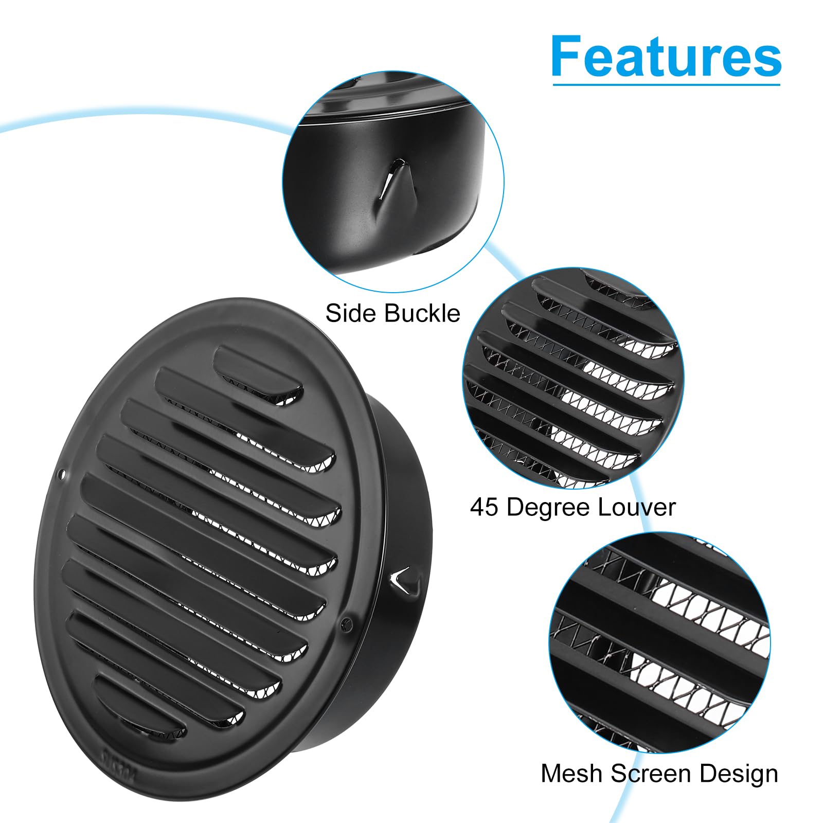 PATIKIL 6" Round Air Vent Cover - Image 3