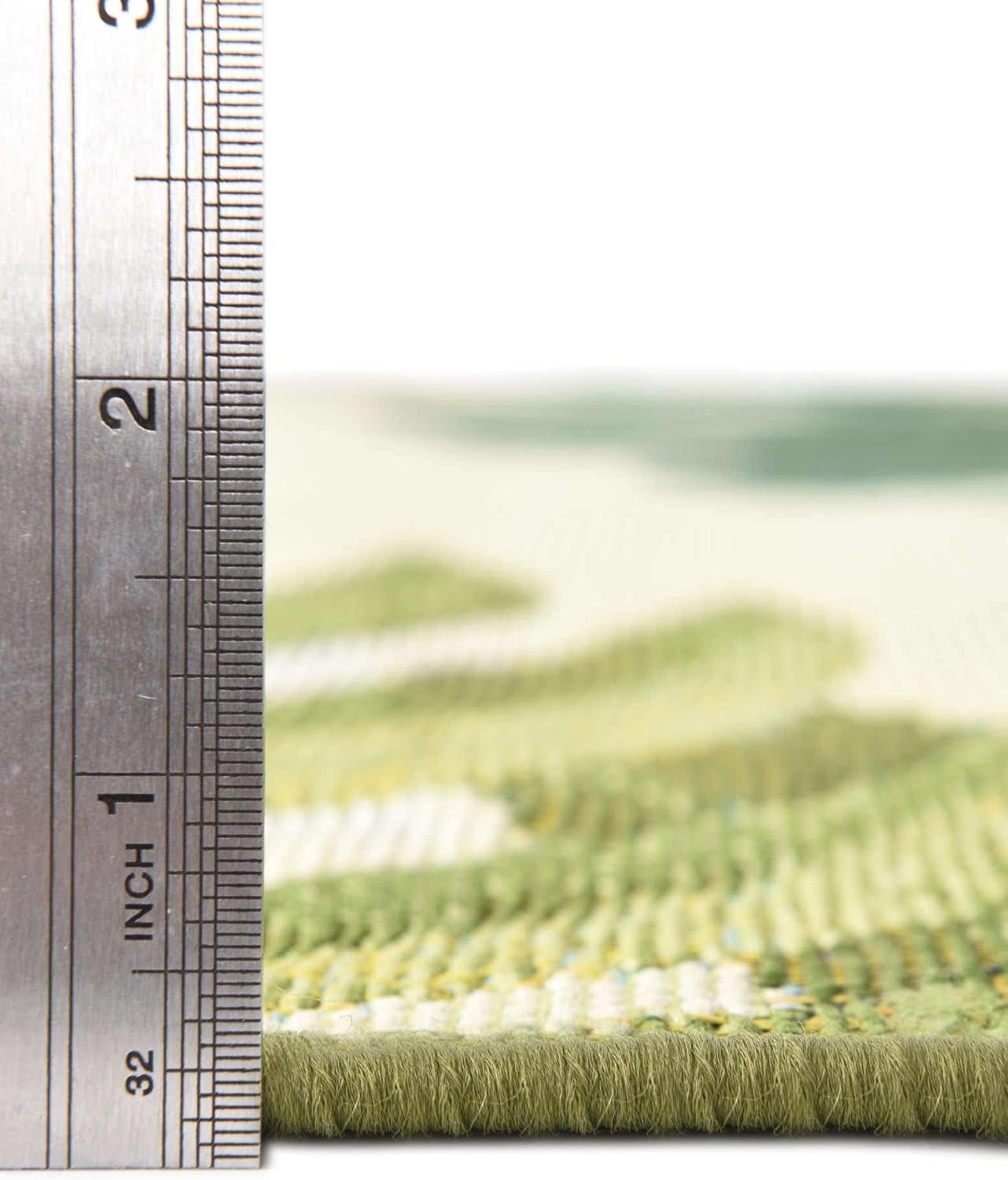 Unique Loom Outdoor Botanical Collection Area Rug - Longwood (3' 3" x 5' 3" Rectangle, Green/ Olive)