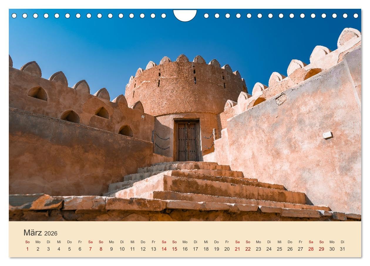 OMAN - Orientperle (Wandkalender 2026 DIN A4 quer), CALVENDO Monatskalender: Eine Reise durch eines der schönsten Länder auf der arabischen Halbinsel