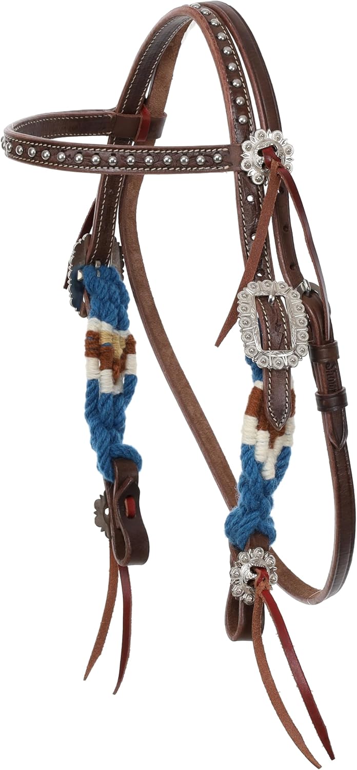 Showman Pony Mountain View Mohair Browband Headstall & Breast Collar Set