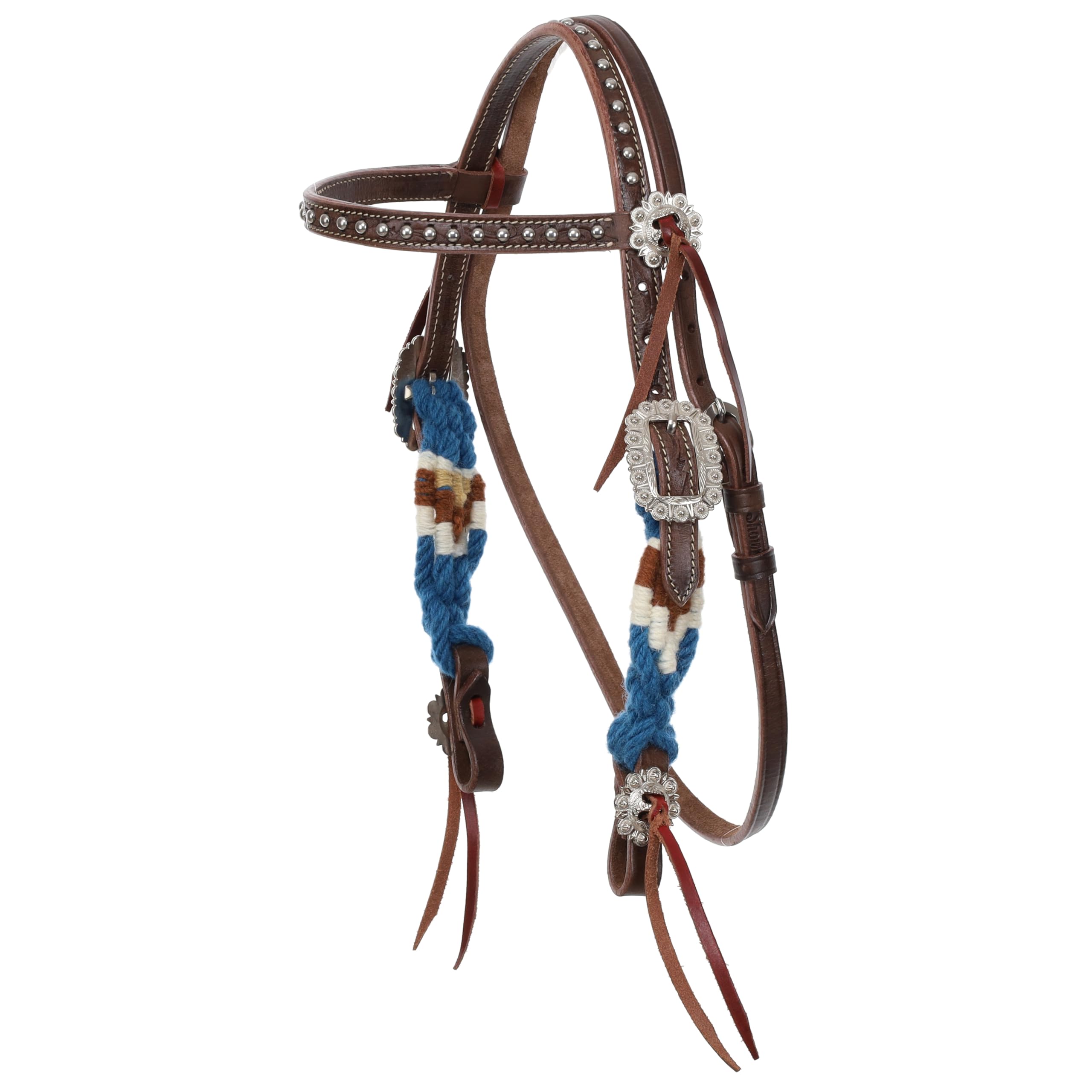 Showman Pony Mountain View Mohair Browband Headstall & Breast Collar Set