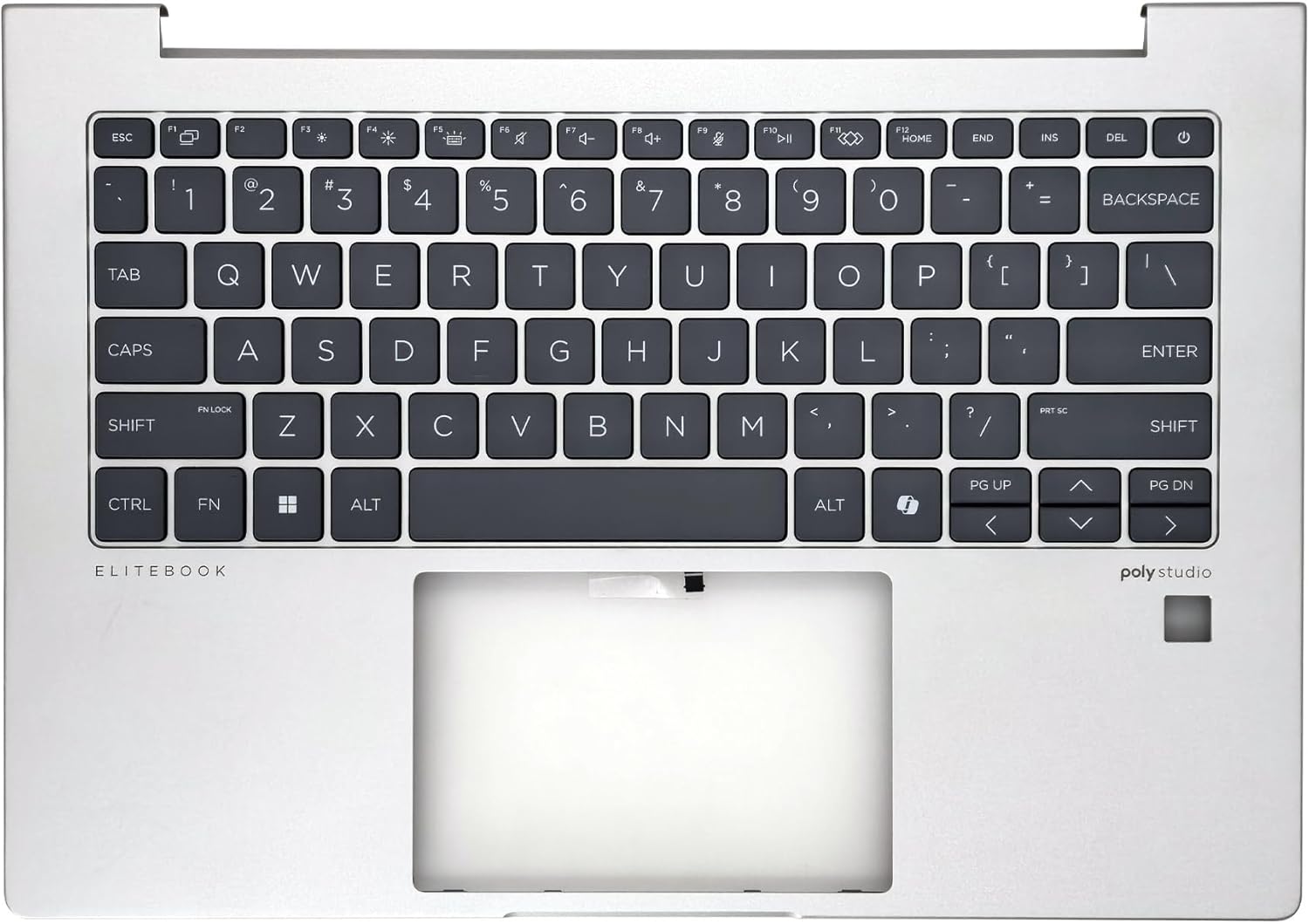 Replacement Upper Case Palmrest for HP Elitebook 640 G11 Series Laptop with Backlit Keyboard Top Cover N97244-001