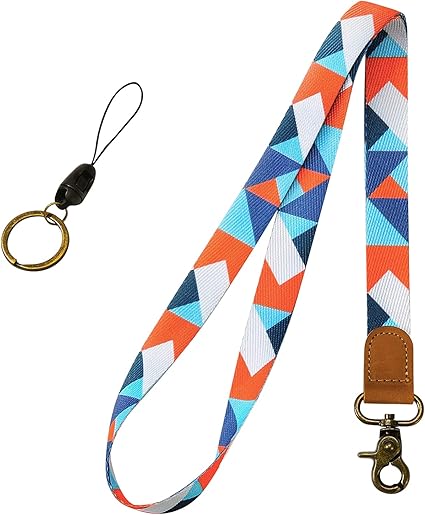 Amazon Co Jp Torolleネックストラップ キーチェーンホルダー ライト 長い かわいい クール Idバッジ 笛 首かけ 落下防止 タングラム 家電 カメラ