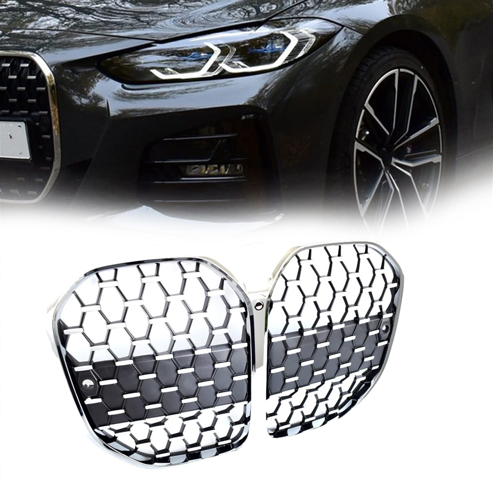 Amazon.co.jp: フロントグリル に適合するBMW用4シリーズ G22 クーペ 