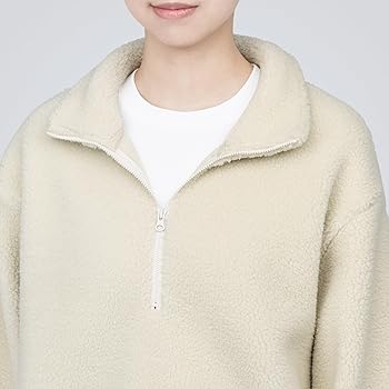 極美品✨Acne Studios フリース ハーフジップ ボア ホワイト ジャックウルフスキン（JackWolfskin）（メンズ）シェルパスタンド