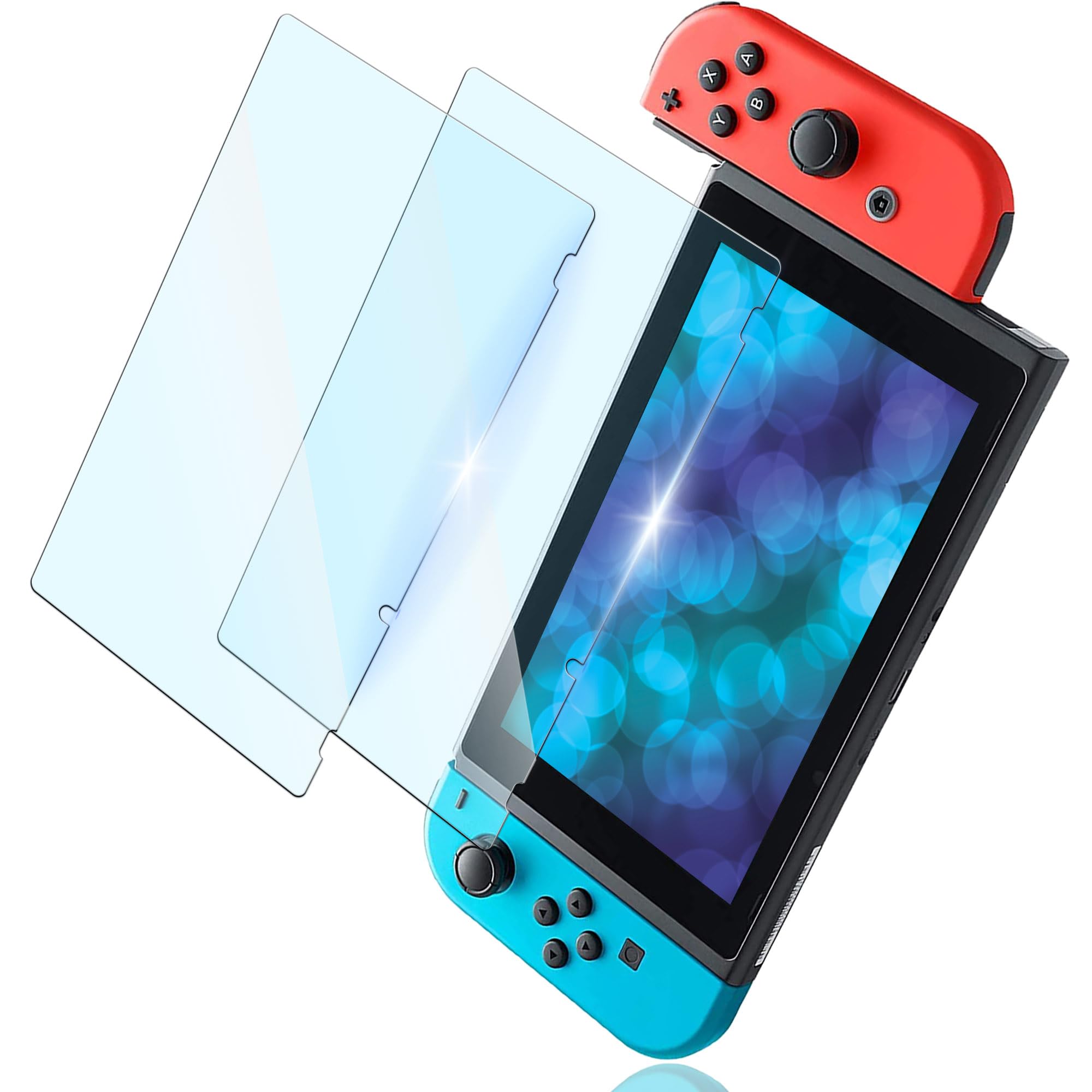 Amazon | 【Nutmeg ブルーライトカット】【2枚セット】For Nintendo 