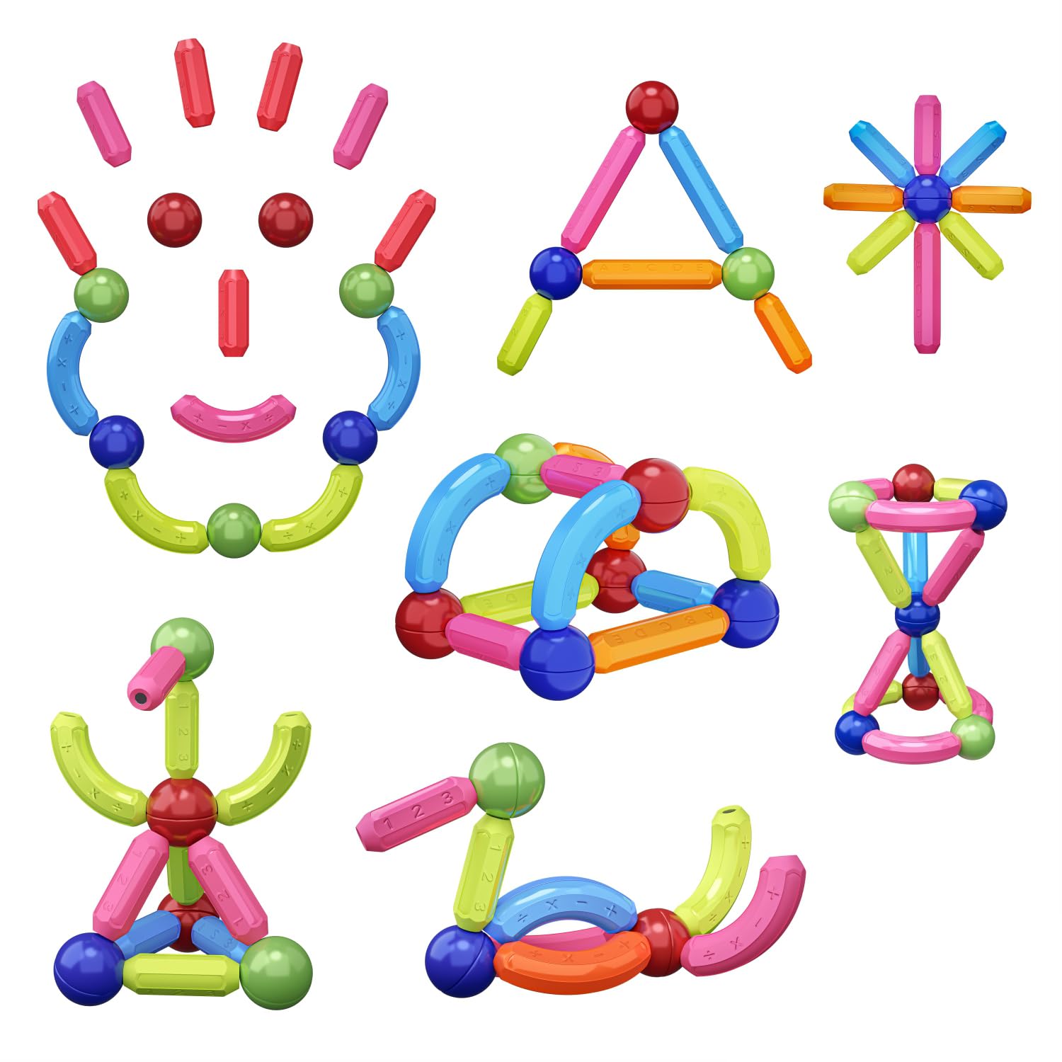 SPARTAN KIDS Magnetic Building Sticks Blocks (26 pcs) Learning Sticks and Balls, Educational Magnet Building Blocks, Activities Toys for Toddlers, for 3+ Years Old (B0D72X7JNX) Amazon Price History, Amazon Price Tracker
