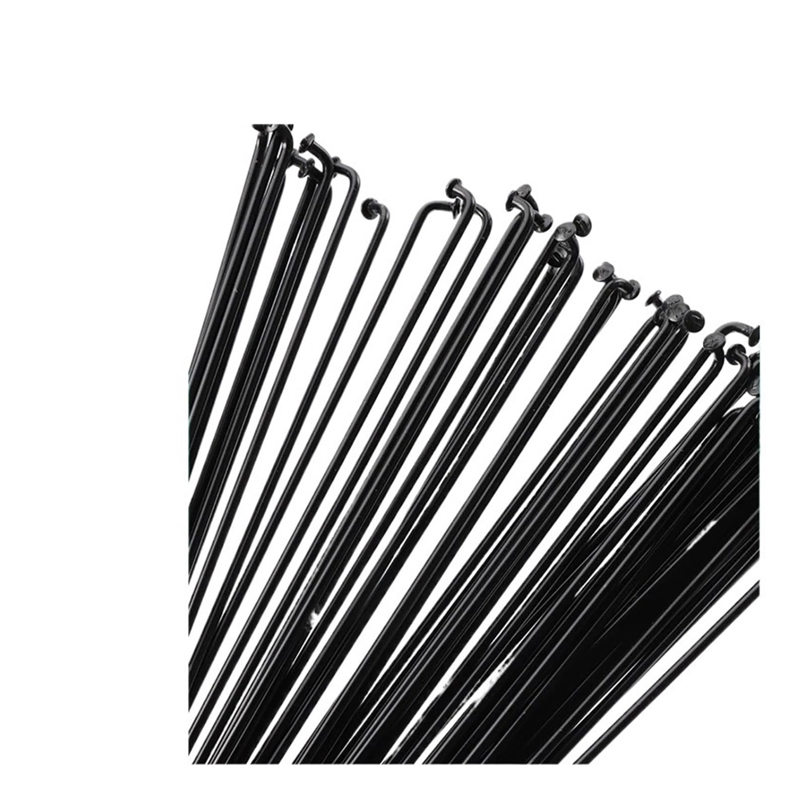 LIUHLFSR 18pcs stainless steel Mountain/Road Bike 14G Spokes Black Colour Bicycle steel spokes Suitable For Bicycle Wheels(18pcs 275MM)