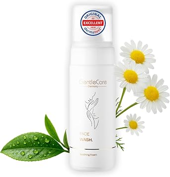 GentleCare Face Wash   Gentle Foaming Cleanser with Aloe Vera, Chamomile and Green Tea   Soothes, Hydrates and Purifies Daily   For All Skin Types   150ml