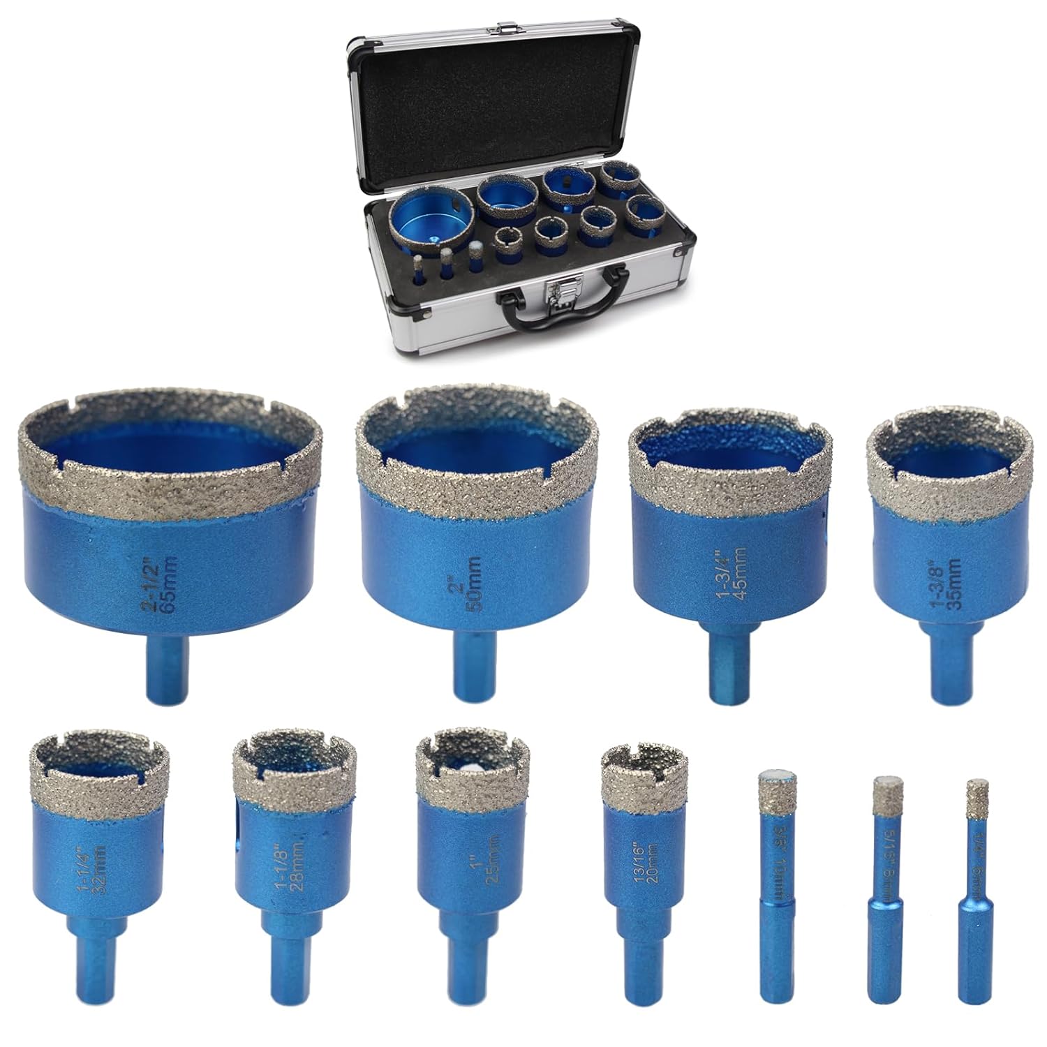 Diamond Core Drill Bits for Ceramic,Hole Saw Kit for Porcelain Tile