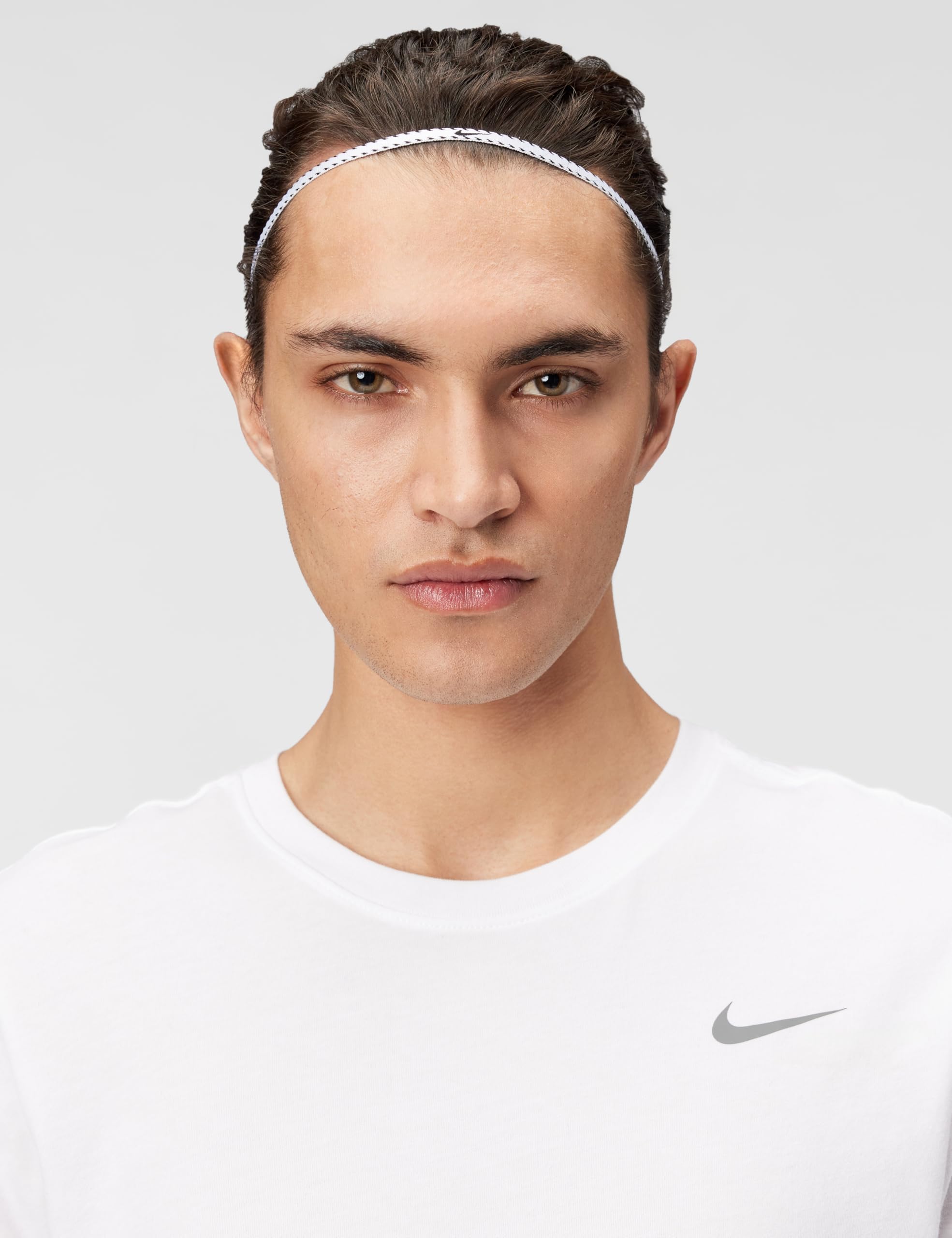 Nike Mężczyźni Flex Classic Slim 6PK Opaska na głowę White/Black/White One Size