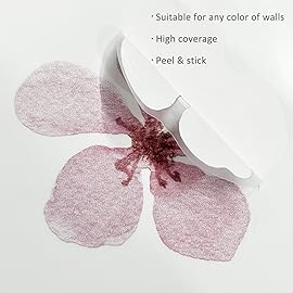 YouRfocus Daisy Wall Decals | 72 PCS Boho Flower Stickers for Girls\' Rooms, Playrooms, and Nurseries | Dual Layer Print for High Coverage | Removable Peel and Stick Wall Decor (Pink-A) | 12 Sheets