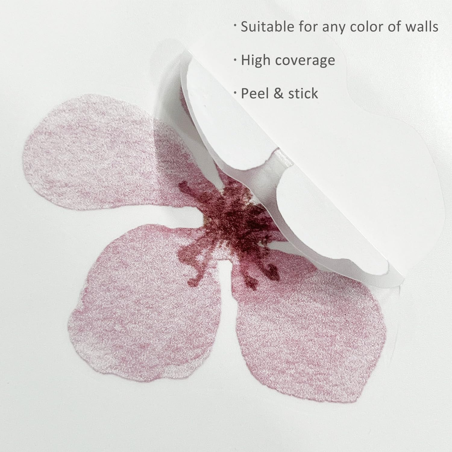 Neukids 48pcs Boho Watercolor Pink Daisies Children's Wall Stickers,Girls Wall Decals Nursery Stickers for Kids Bedrooms Livingroom Kindergarten Window Decor - Image 4