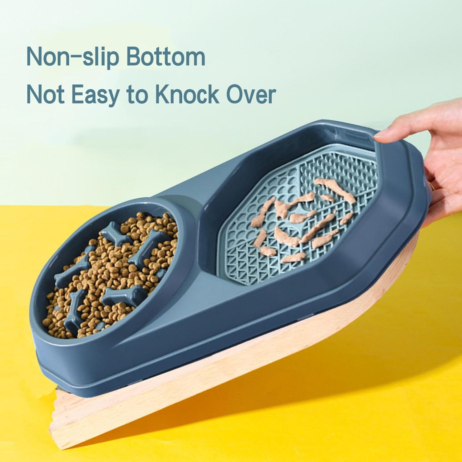 早食い防止 食器 早食い防止 食器, 滑り止め 安全 早食い防止 早食いの人のための犬用ボウル, 犬 猫 小型犬 大型犬 犬 なめる