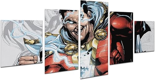 Miniatura 20 de Flassh by Mavis Print: decoración de pared de 18 x 24 pulgadas de DC Comics | Arte de pared impreso en HD y enmarcado de madera | Decoración de