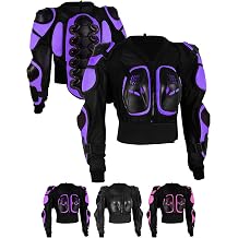 Ladies Motorcycle Body Armour Jacket CE Approved Womens Motocross Motorbike Spine & Chest Protector Riding Gear