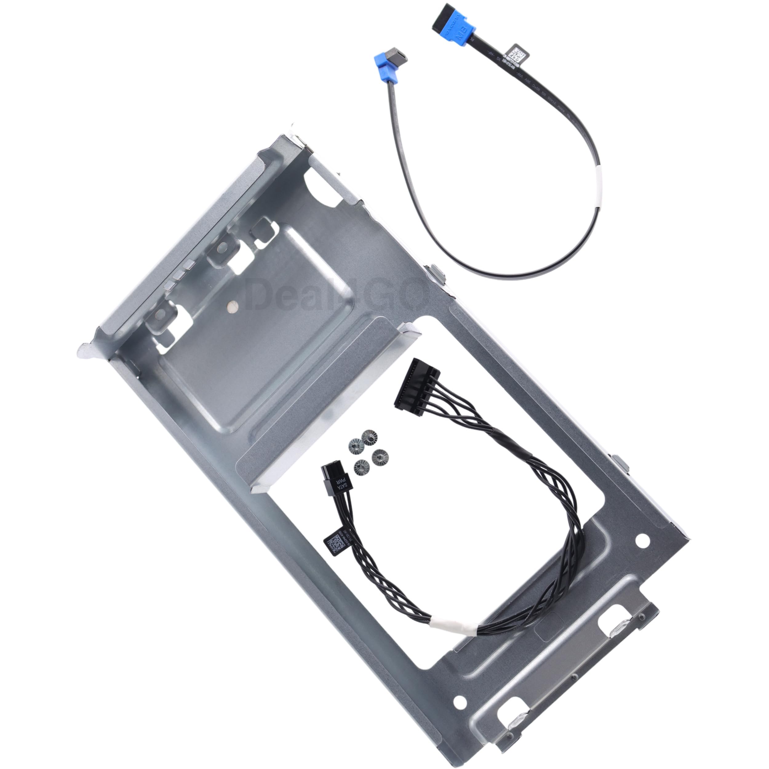 Deal4GO 8,9 cm HDD-Caddy Halterung mit SATA-Netzkabel FF0ND MKT27 5GPWK Ersatz für Dell ECS1250 ECT1250 QVS1260 QCT1250 Tower Desktop