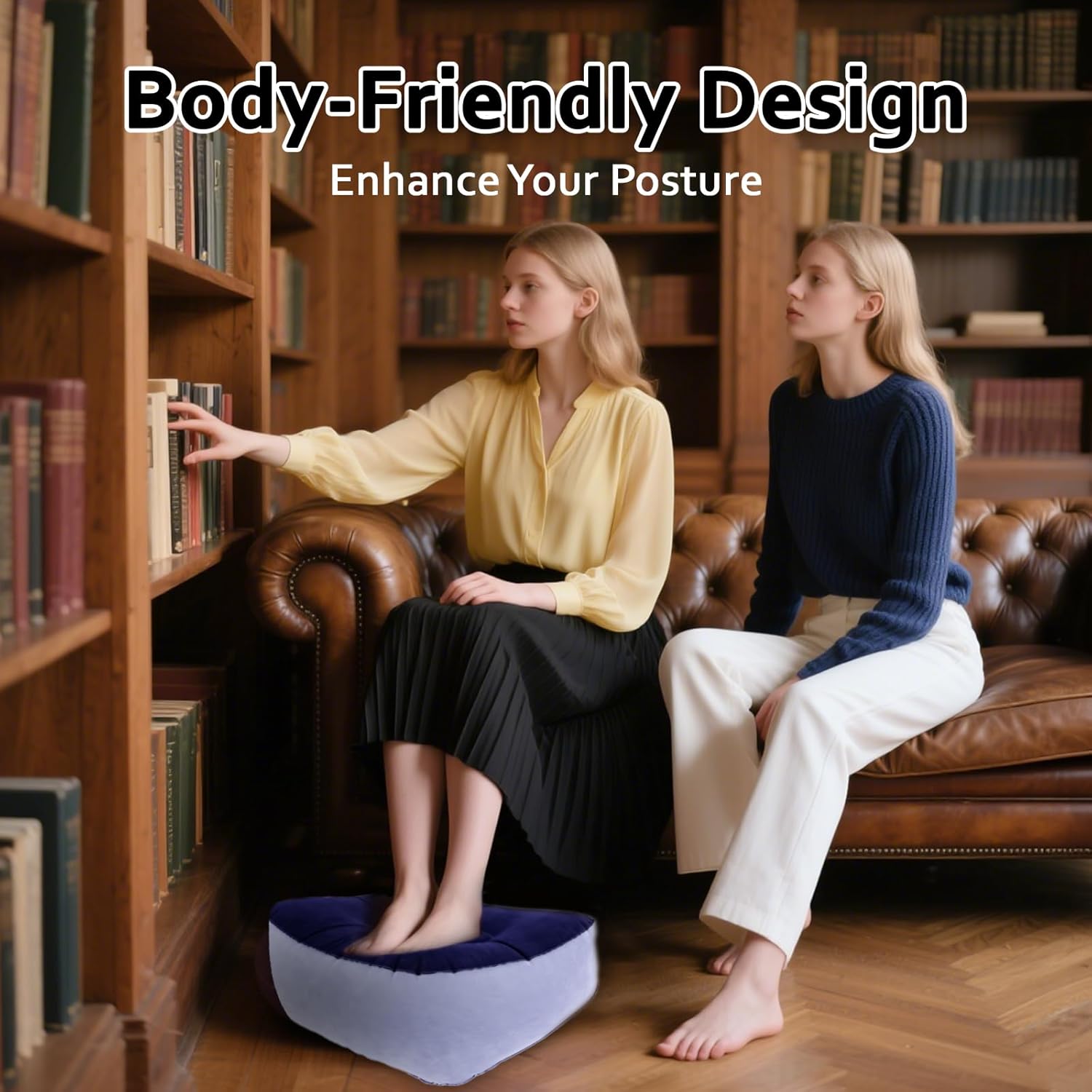 + Inflatable Foot Rest, Portable...
