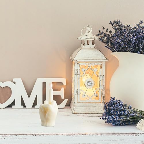 Miniatura 4 de Vela perfumada de dedo medio danés pastel decoración de habitación estética de pino fragancia cera de soja aromaterapia velas gestos de mano