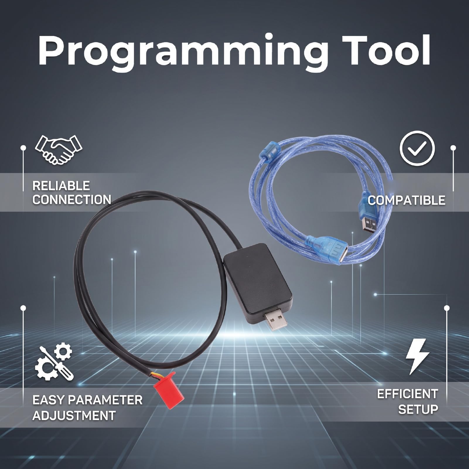 Cavo USB Adatto per Controller Serie ND SIAYQ Design Durevole Funzionalità Affidabile per Regolazioni Programmabili Materiale ABS 1 Pezzo