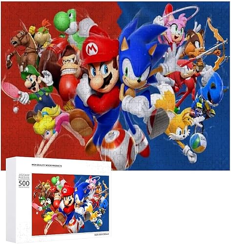 Miniatura 3 de Rompecabezas para decoración de habitación de adultos, 500 piezas, colecciones periféricas para fanáticos.