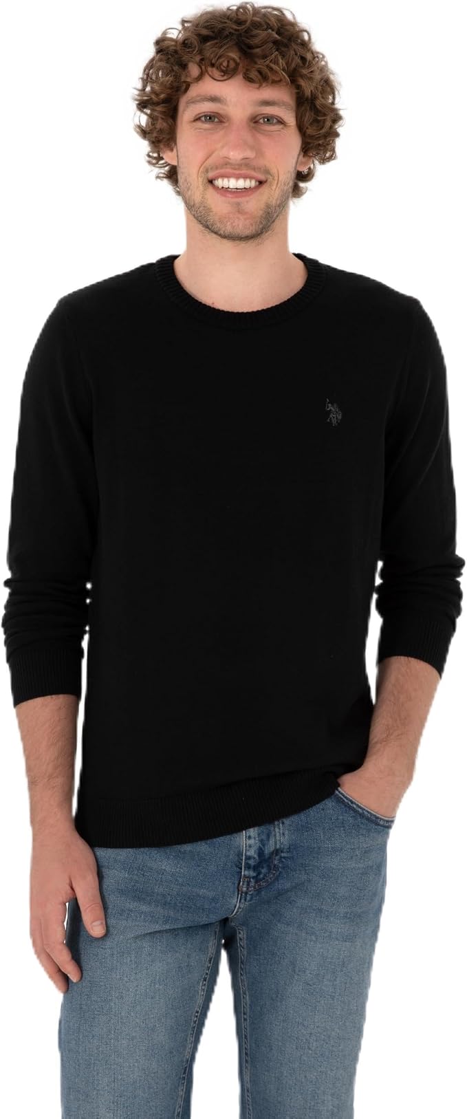 U.S. POLO ASSN. Erkek Siyah Kazak/Triko 50313713-VR046