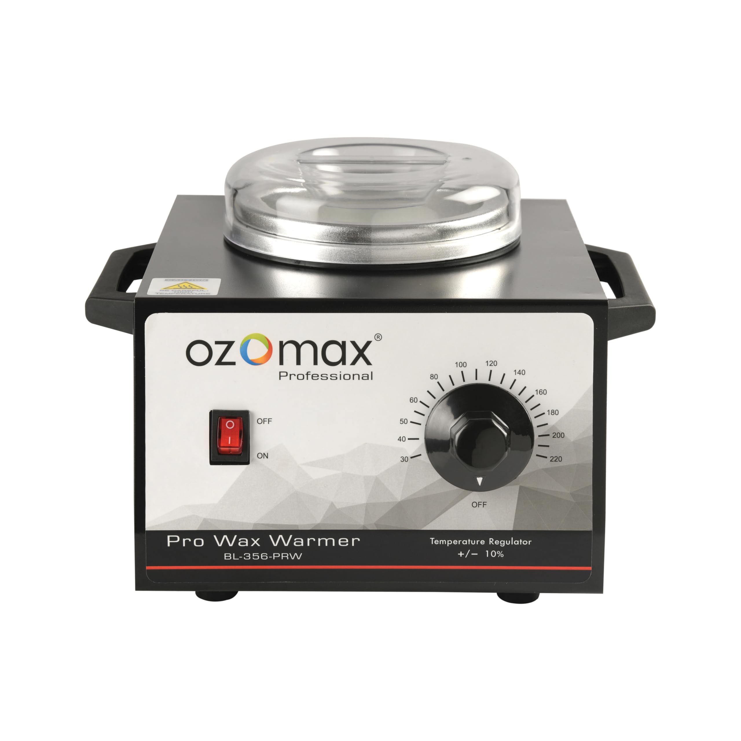 OZOMAX Pro Wax Warmer, (black), Metal Body, Professional