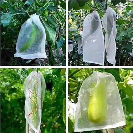 Amazon Co Jp 網ふくろ つる栽培ネット 網ネット袋 果物袋 ネット 防虫 防鳥 巾着袋 害虫 鳥よけ網 フルーツ 野菜 農業 園芸 種入れ 頑丈 3種類 茄子 きゅうり ゴーヤ ヘチマ 園芸用品 50枚 45cm 15cm B Diy 工具 ガーデン