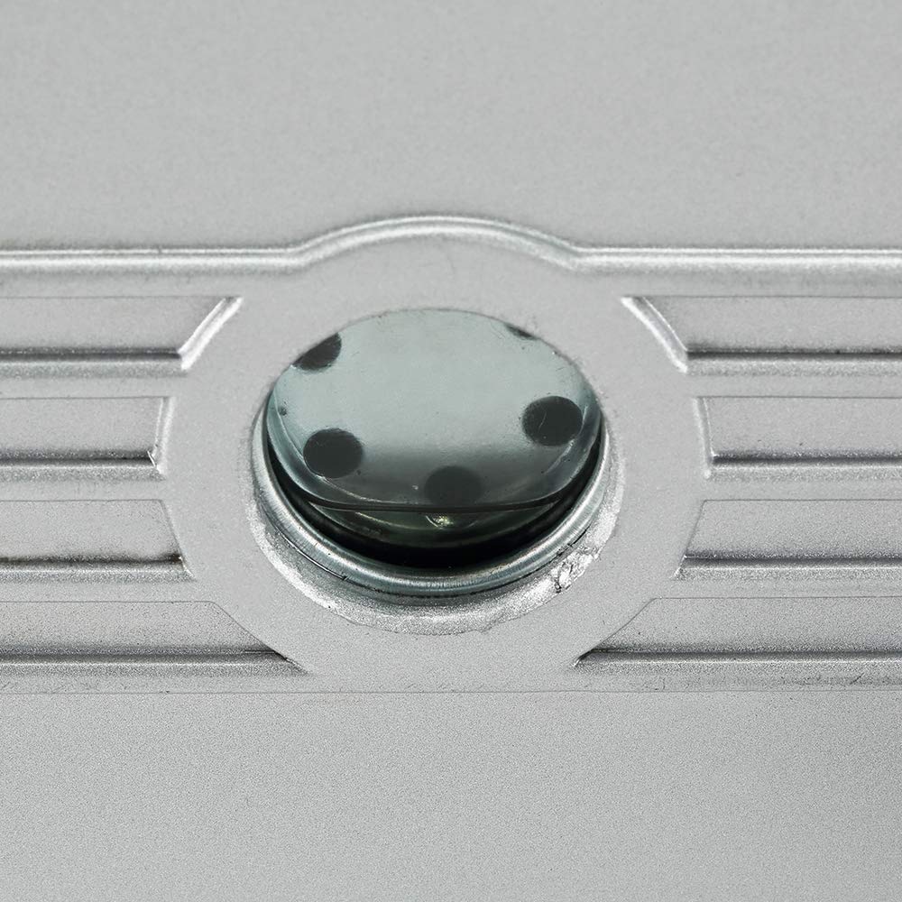 Melko Vakuumpumpe Unterdruckpumpe 2-stufig 10CFM für Klimaanlage 745 Watt | Saugleistung 284 l/Min., Gehäuse aus Aluminiumlegierung, 1/4 und 3/8 Zoll SAE, geeignet für R134a, R410a und R22