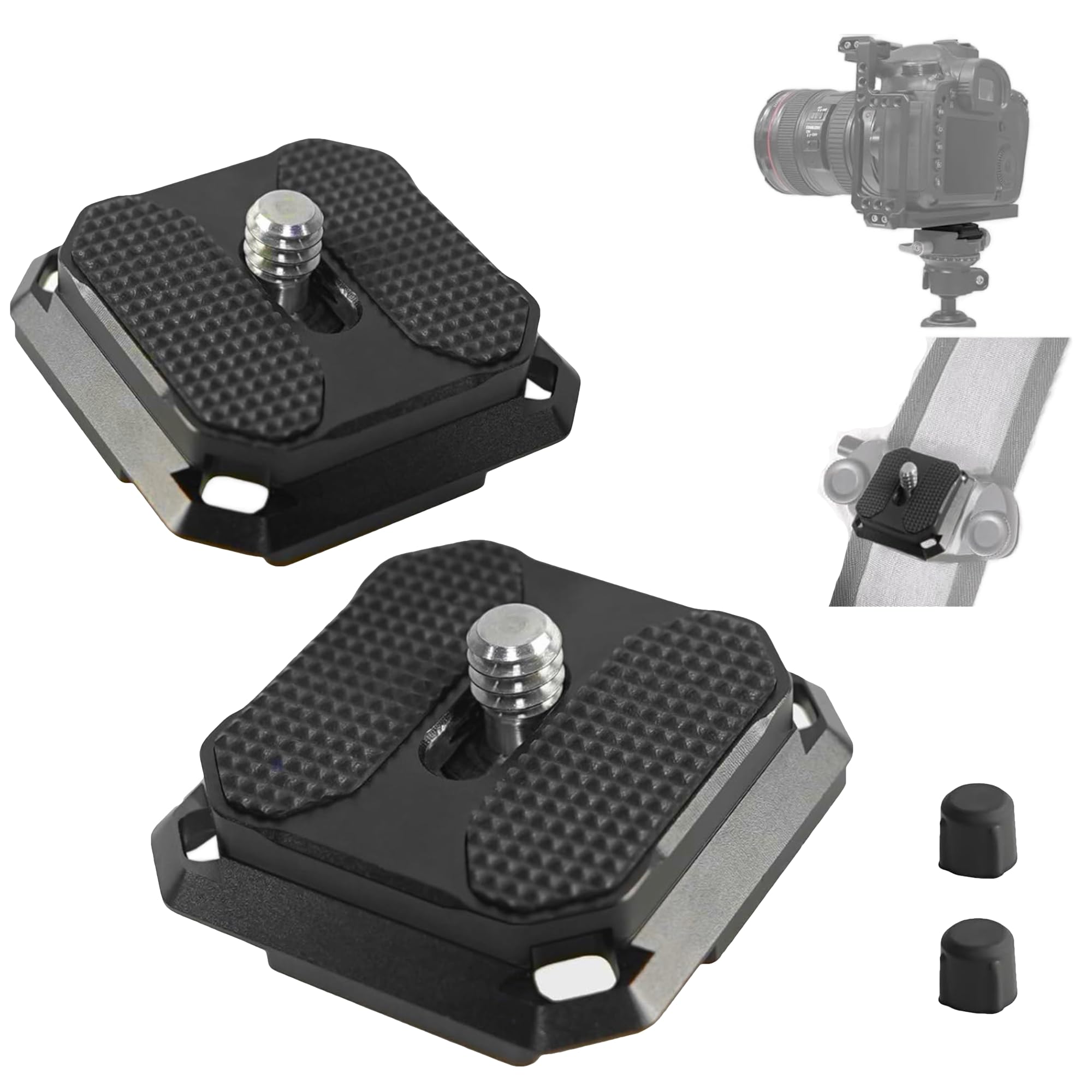 Amazon.com : 2 Pack Arca-Swiss Plate, Quick Release Plate Camera
