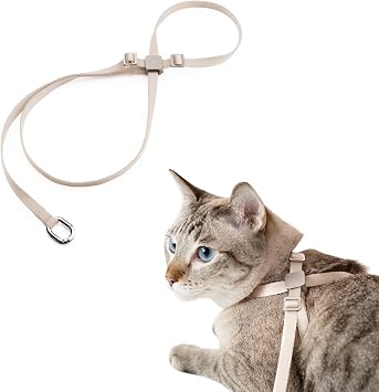 Cat Harness Escape-Proof Anti-Choking Adjustable, Linen