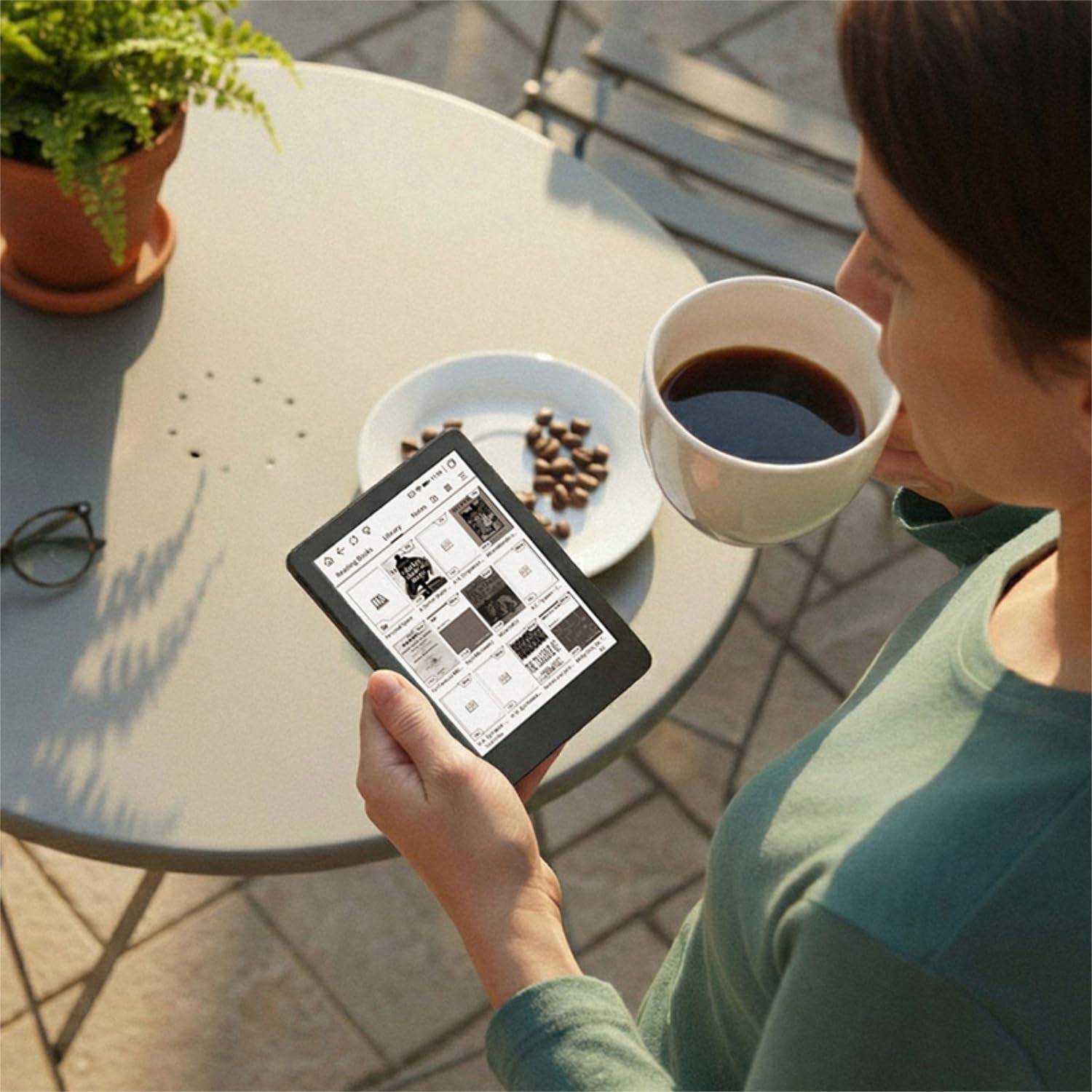 Bemi Cognita Tab 6E Czytnik E-booków 6" E Ink Carta, Legimi i Empik Go, Android, WiFi 5, Bluetooth 5.0, 32GB, SmartLED, Audiobooki, PDF Reflow