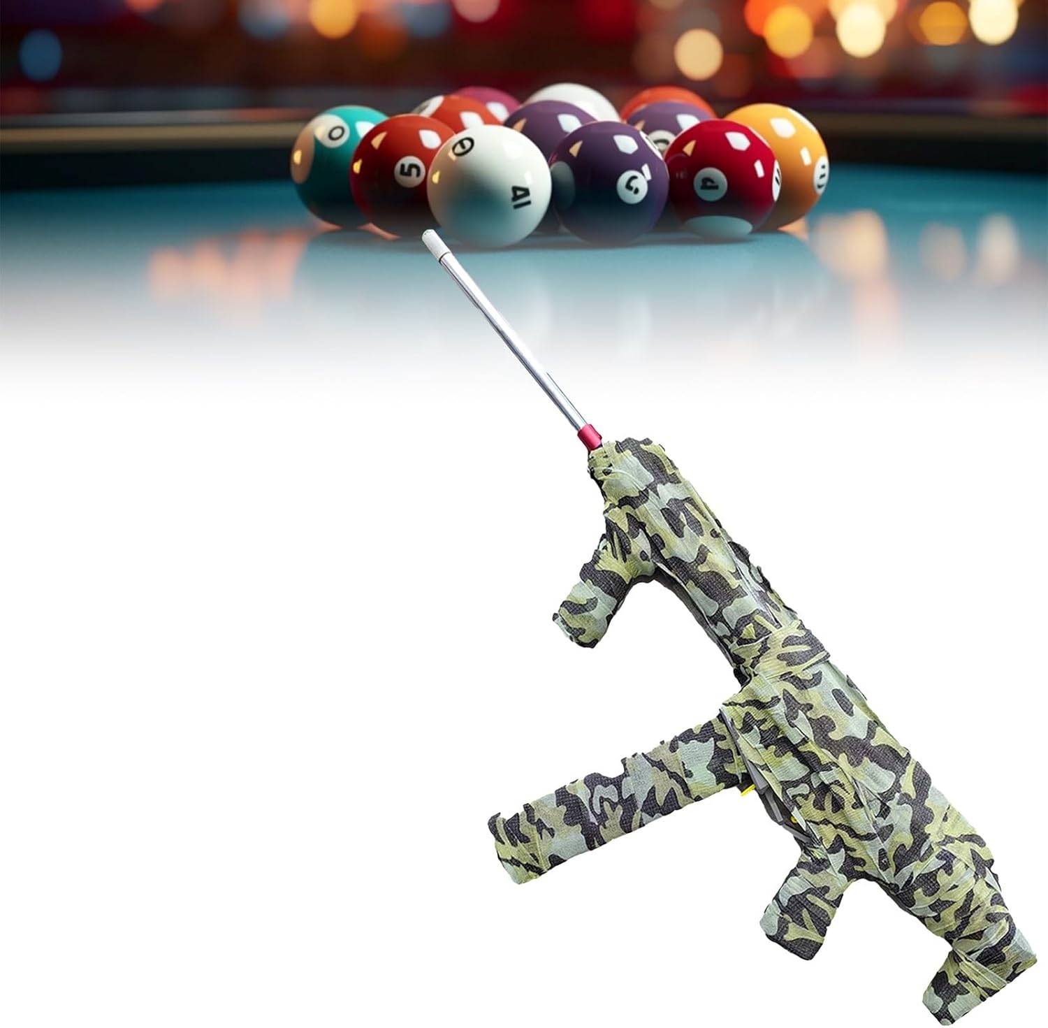 Billiards Gun, Billiard Cue Gun with Enhanced Accuracy, Pool Billiards Guns at All Skill Levels