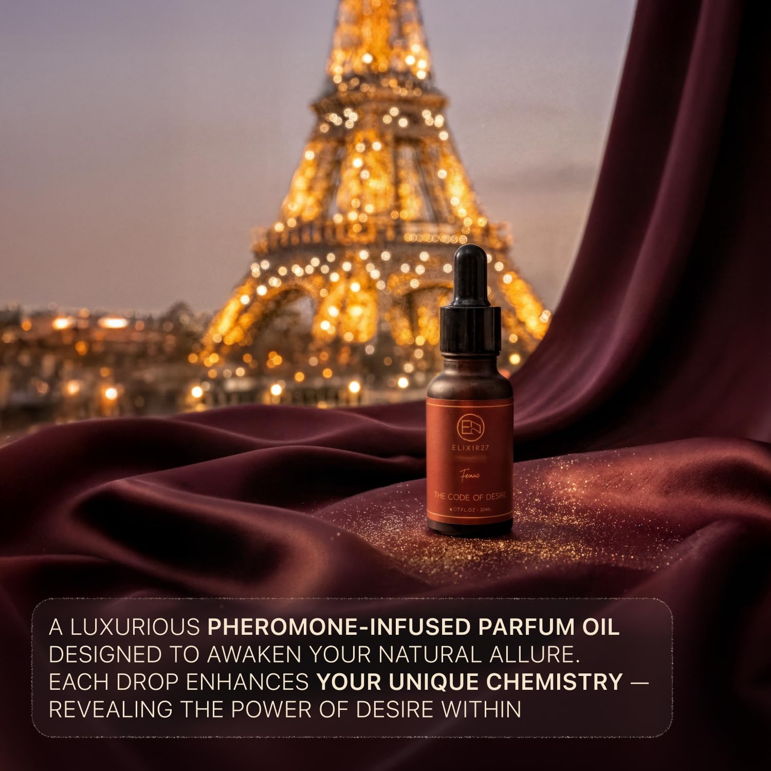 ELIXIR27 Pheromones Perfume Oil for Women Luxury Feminine Fragrance Oil, Long-Lasting Scent with Raspberry, Jasmine & Vanilla Notes - 3