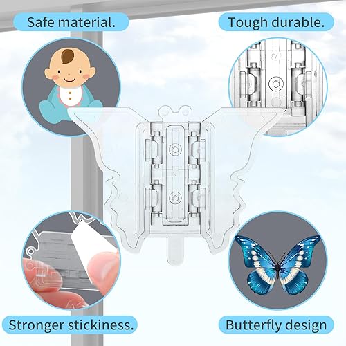 Miniatura 4 de 6 cerraduras de puerta corredera a prueba de niños, cerradura de seguridad de ventana de vidrio deslizante para puerta de patio, puerta corrediza de