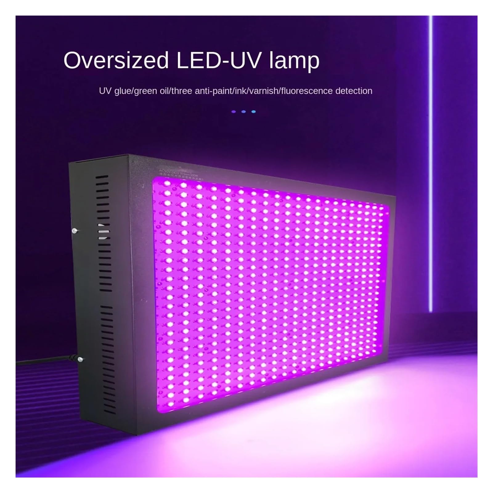 Druk 3D Utwardzanie Światło Klej Do Dużych Powierzchni Klej Bezcieniowy Zielony Olej Trzy Warstwy Farby Tusz Żywica Lampa Utwardzająca Szybkie Utwardzanie(365nm-4800W)