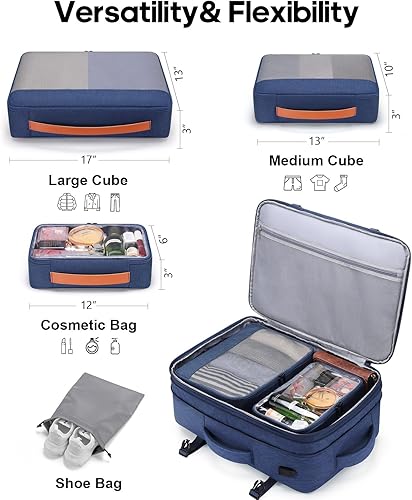 Vista 20 de Bagsure Mochila de viaje grande para mujer y hombre, Rosado, Mochila de mano