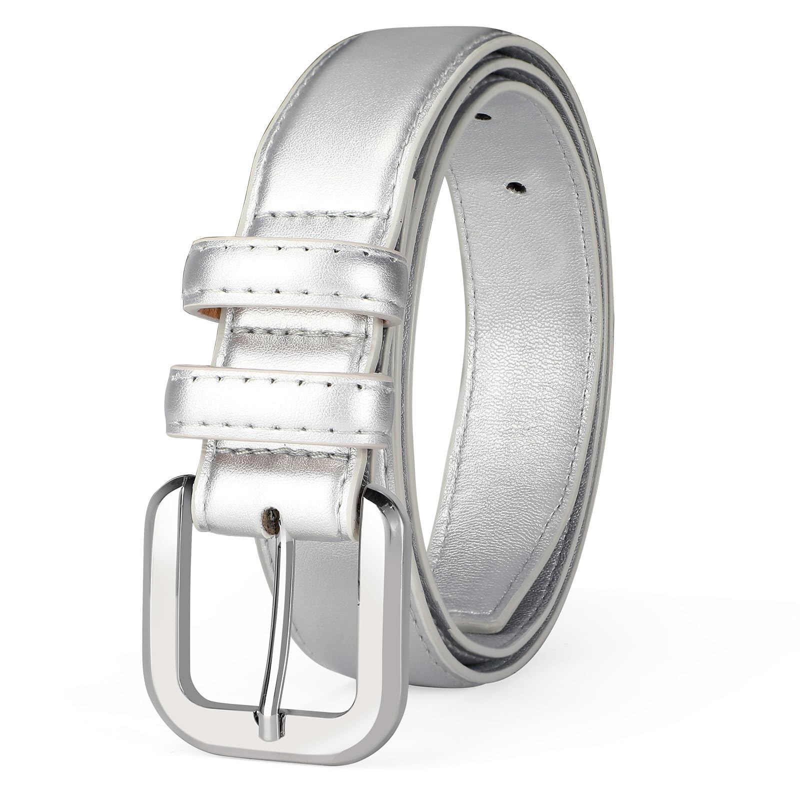 VONMELLI Leather Belts for Women Fashion Wasit Ladies Belt for Jeans Pants Dresses with Pin Buckle