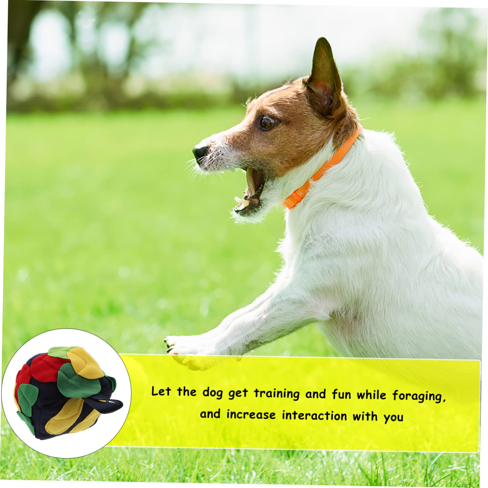 FOMIYES 3piezas Pelota De Forraje para Juguete Interactivo Alfombrilla para Oler Dispensador De Comida para Cachorros y Retro