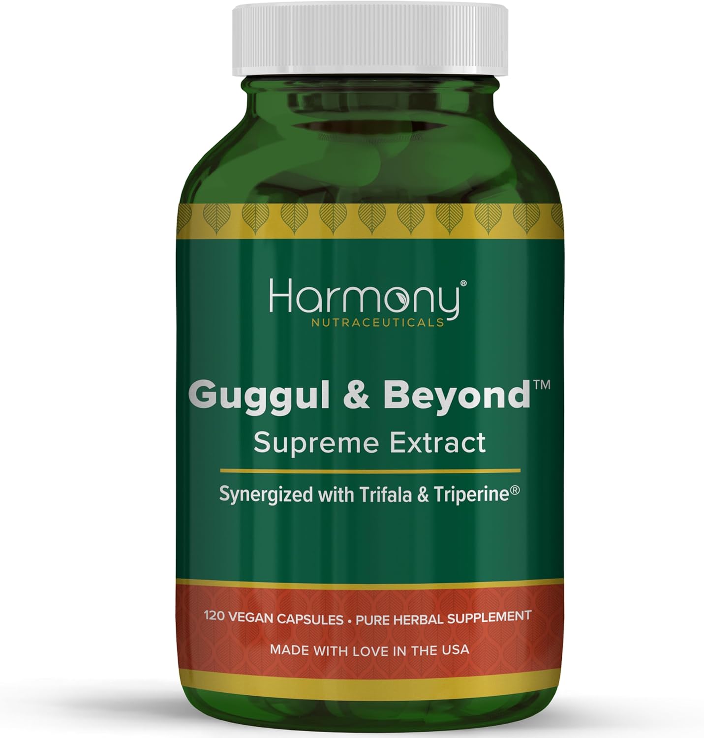 Guggul & Beyond – Premium Ayurvedic Herbal Blend with Guggul, Triphala, and Triperine® | Traditional Wellness Support, Balance & Vitality | Dr. Gumman's Clinical Grade, 120 Vegan Capsules.