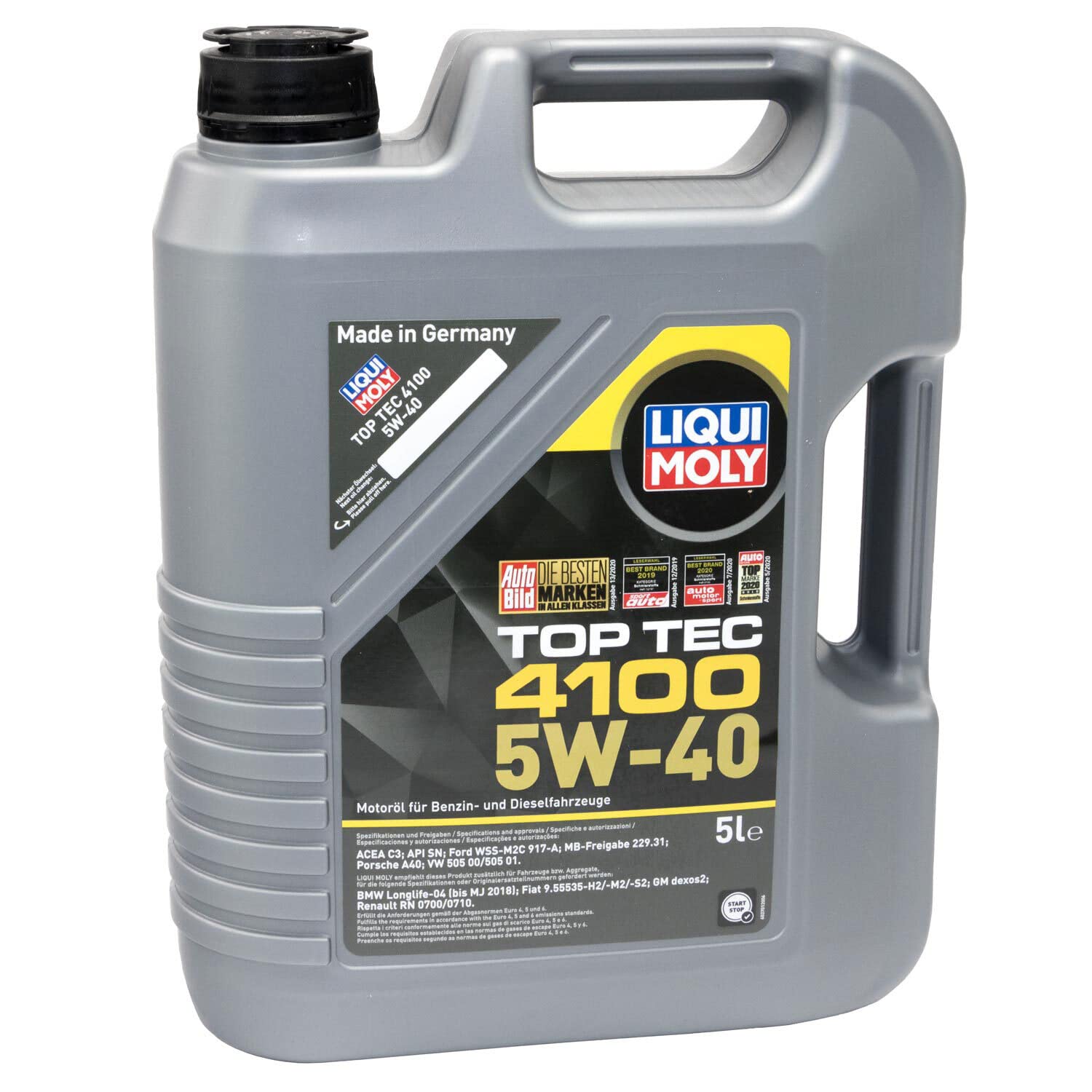 Motoröl Set Top Tec 4100 5W-40 5 Liter + Ölfilter SH4039P