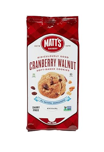 Miniatura 25 de Matt's Bakery Galletas con chispas de chocolate | Horneadas suaves, sin OMG, ingredientes totalmente naturales; paquete individual de galletas (10.5