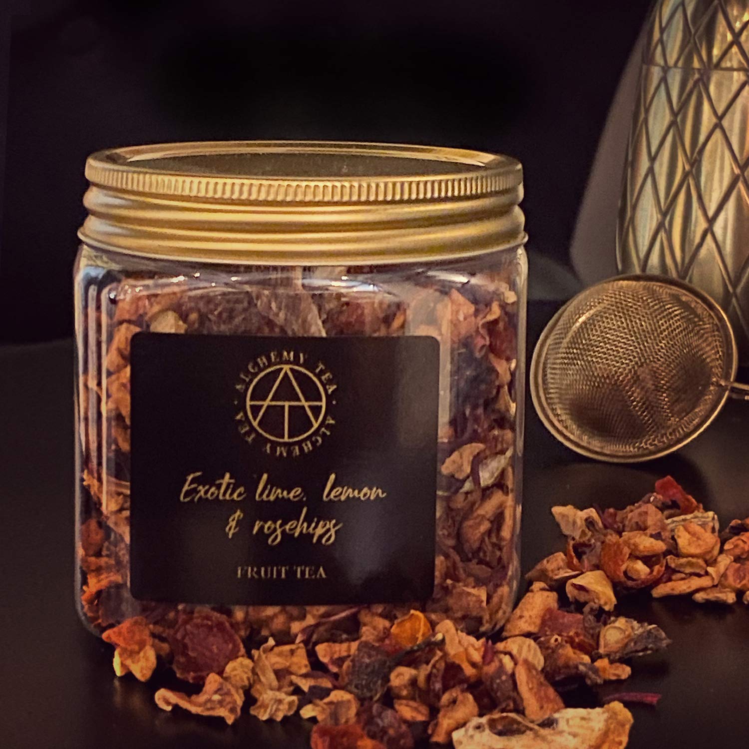 Exotic Lime, Lemon & Rosehips - Luxury Loose Tea from Alchemy Tea, carefully blended and bursting with botanical flavour