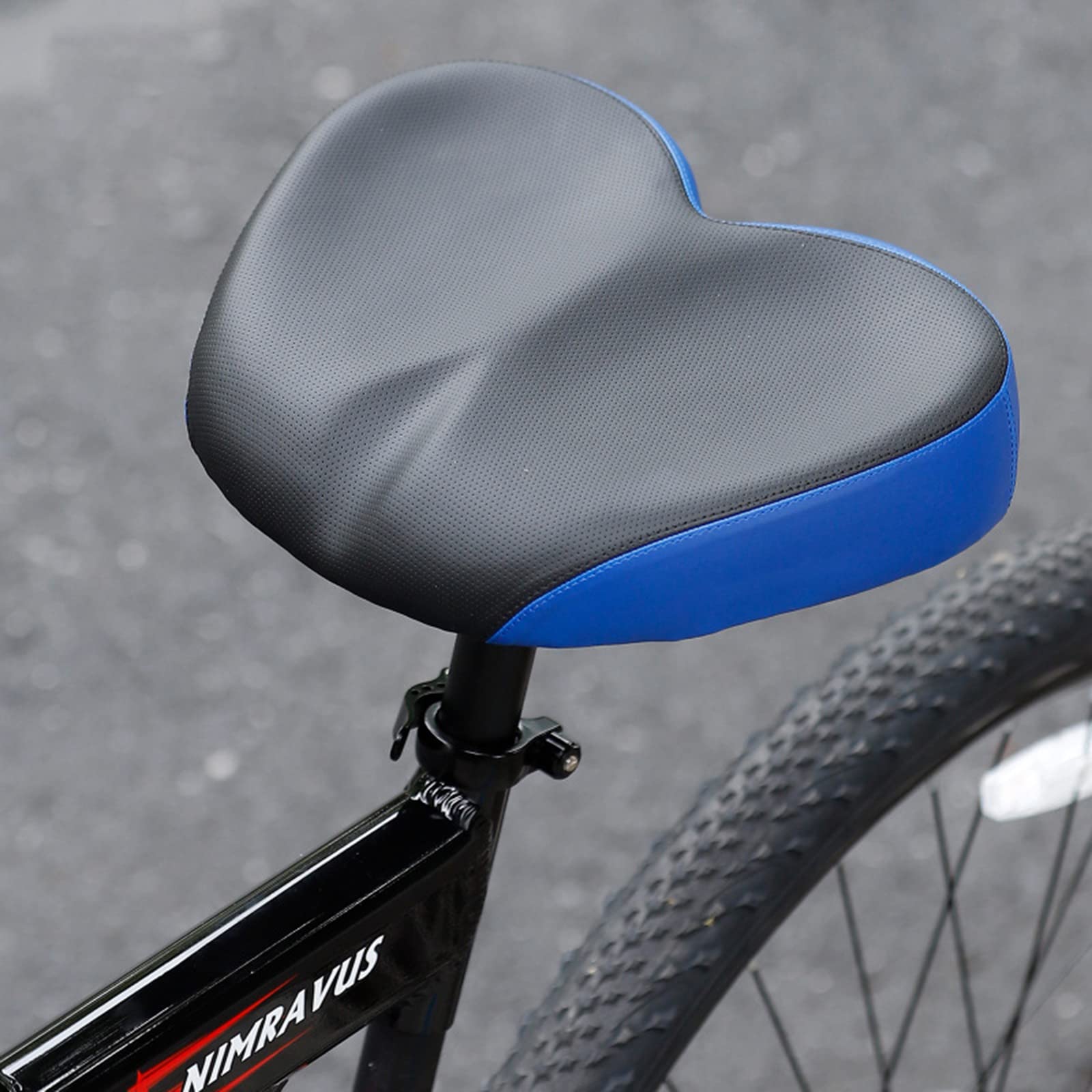 Amazon.co.jp: 調節可能な自転車サドルパッド入り多機能快適な人間工学