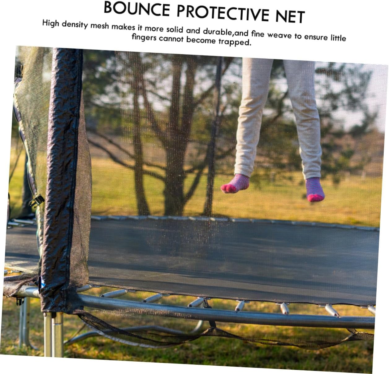 Polyester Trampoline Safety Enclosure Net Replacement Netting for Bounce