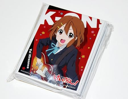 Amazon けいおん イラスト付 カードスリーブ 平沢唯 平沢唯 かきふらい 軽音部 トレカ 通販