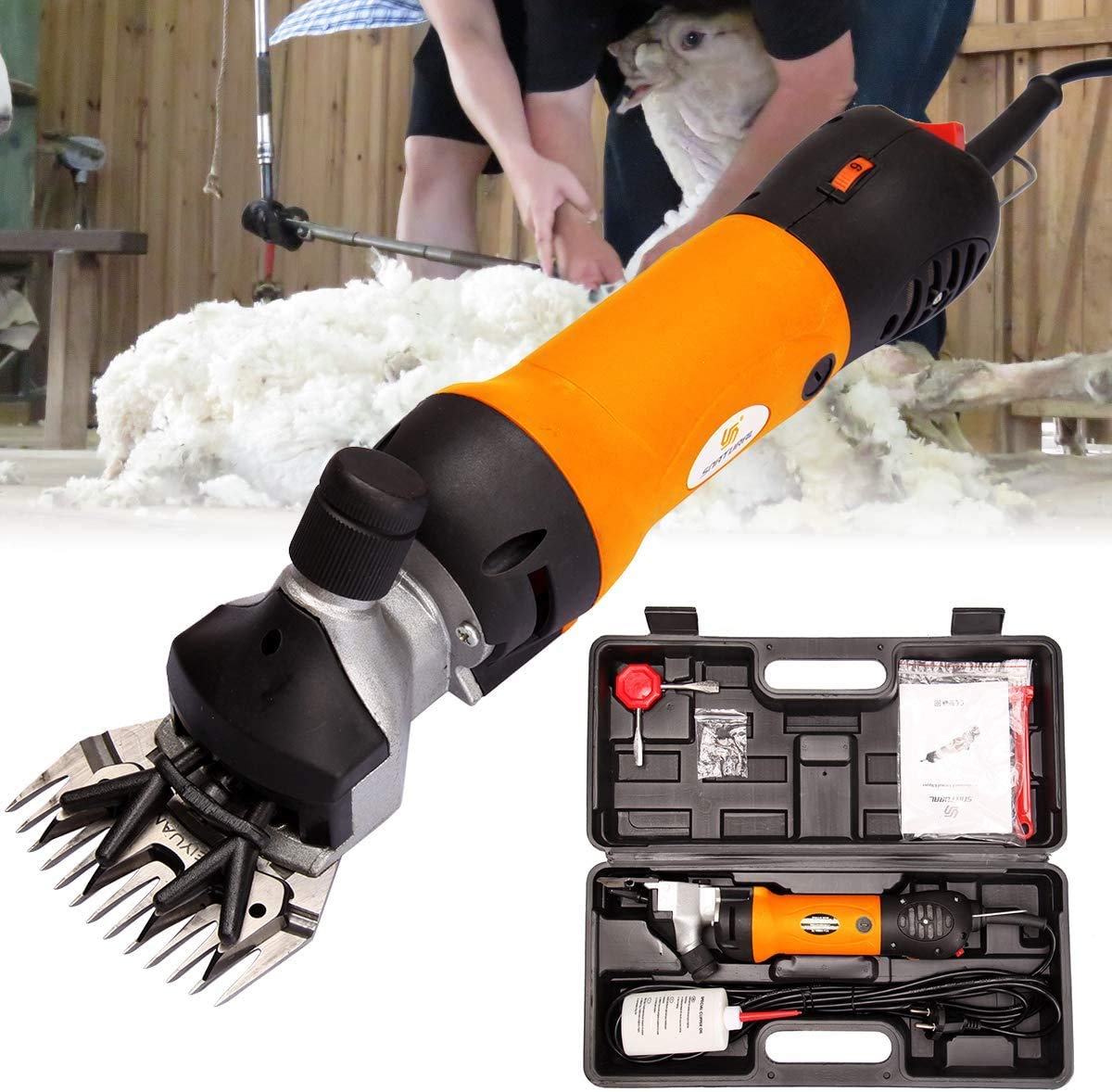 850W Professional sheep clipper and shearing Machine with 6 speed adjustment